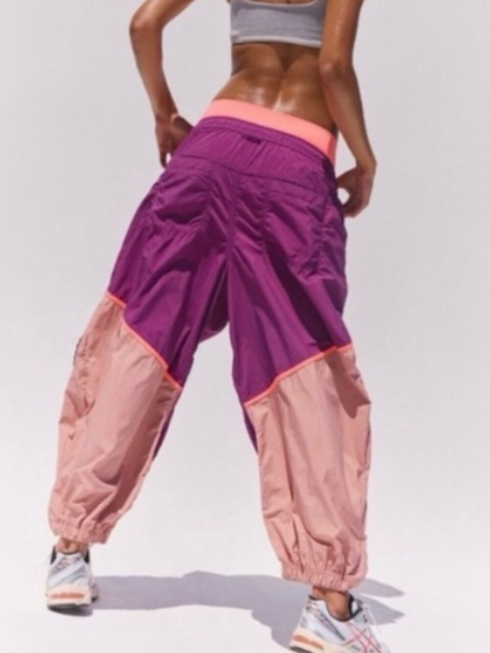 FP Movement Free Flow Pants – Deep Mulberry Combo / Mauve Pink – Size M (NWT)